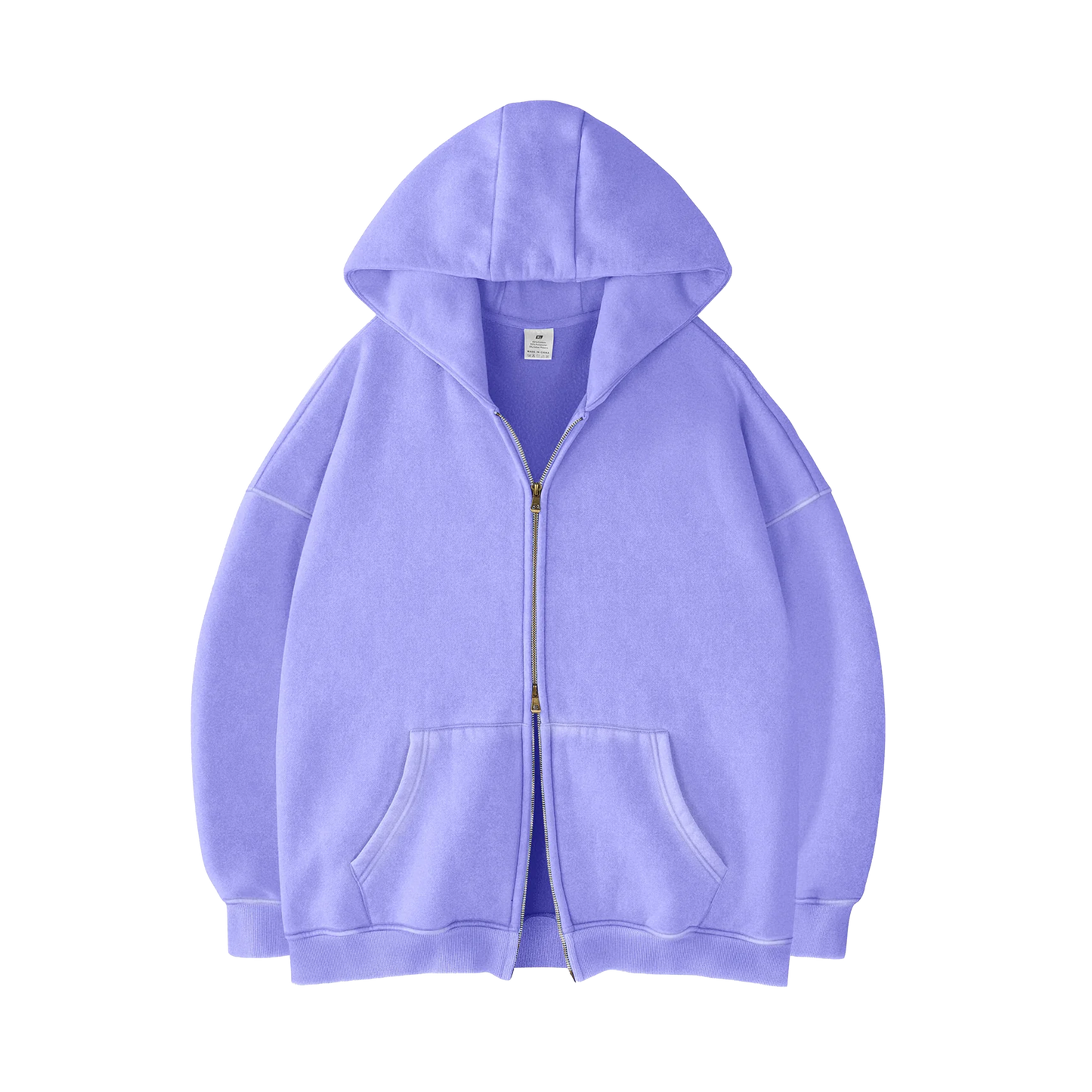 [PURPLE] - ACID WASH ZIP UP.